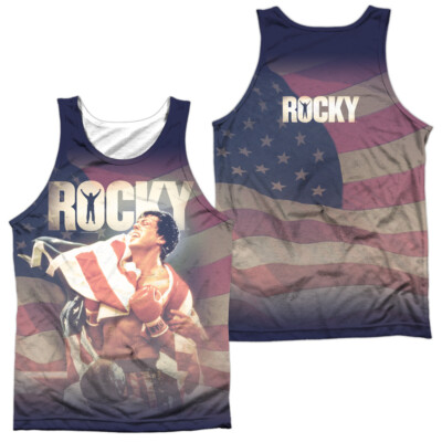 Rocky ''American Dreams'' Double Sided  Sleeveless Tank - Medium - Free Shipping