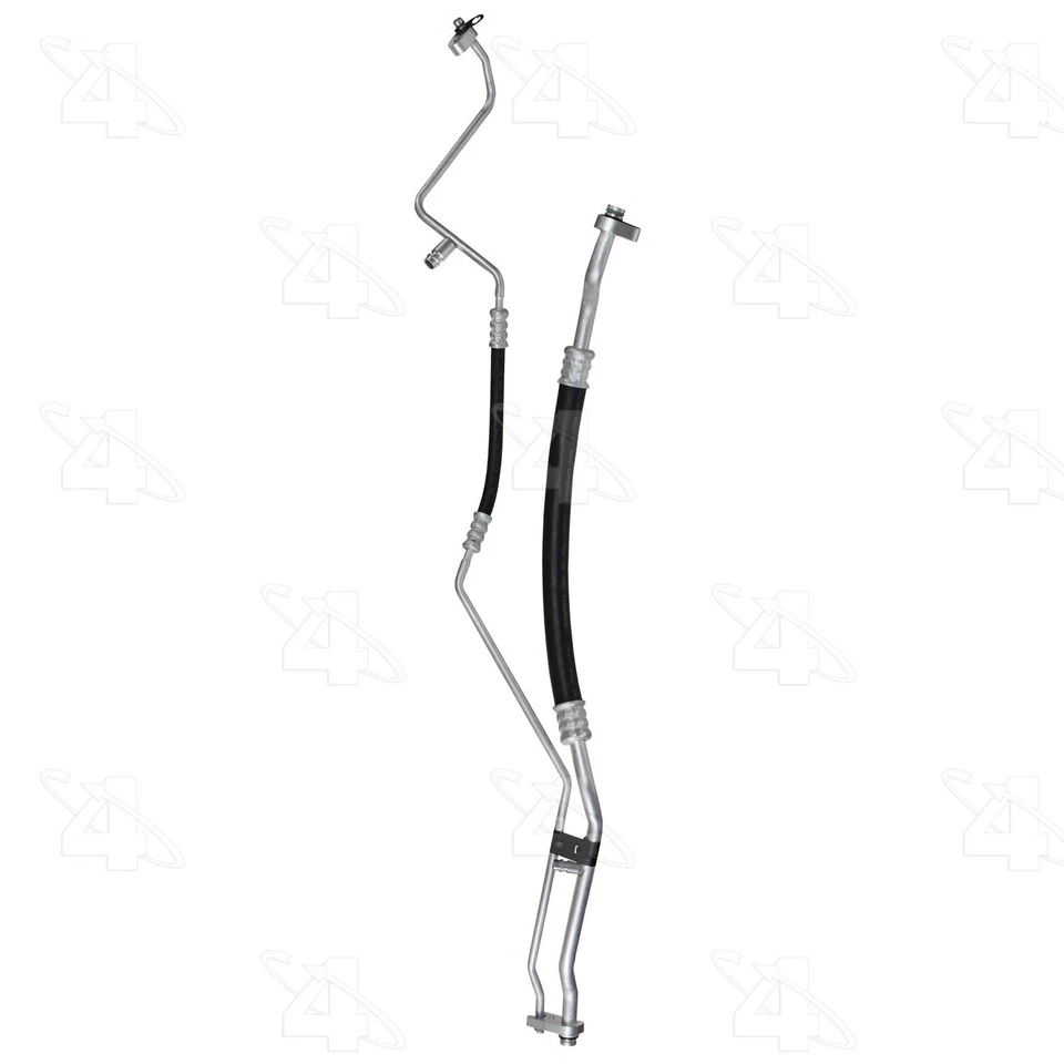 Conjunto de mangueira de linha líquida e sucção AC para Jeep Wrangler 2007-2011 4 estações - Imagem 2 de 4