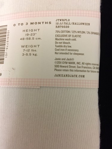 NWT Janie & Jack DAINTY FLOWERS 0 3 M Purple Floral Tights Plum Violet Hydrangea - Picture 6 of 7