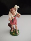 YOUNG SHEPHERD WITH LAMB BIBLICAL  NATIVITY MADE IN ITALY SPROUSE REITZ CO TAG