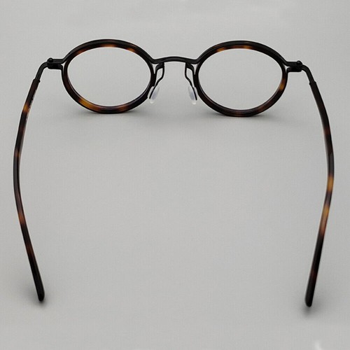 Handmade Titanium Round Glasses Frame Retro Lightweight Unisex UK - Picture 9 of 42