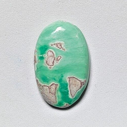 Piedra de Variscita Natural Verde Variscita Cabujón Piedra Preciosa Suelta 20 Cts ME-10123 - Imagen 1 de 5