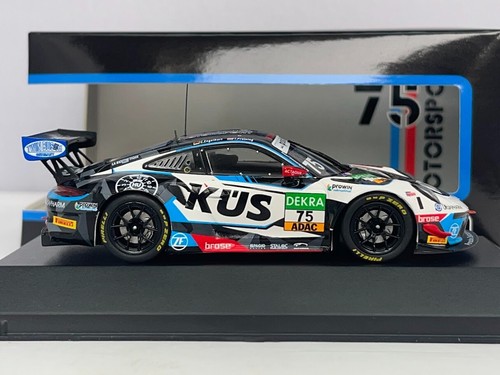 2021 KUS Porsche 911 GT3 R #75 ADAC GT Master 1/43 Diecast Model Touring Car IXO - Picture 5 of 12