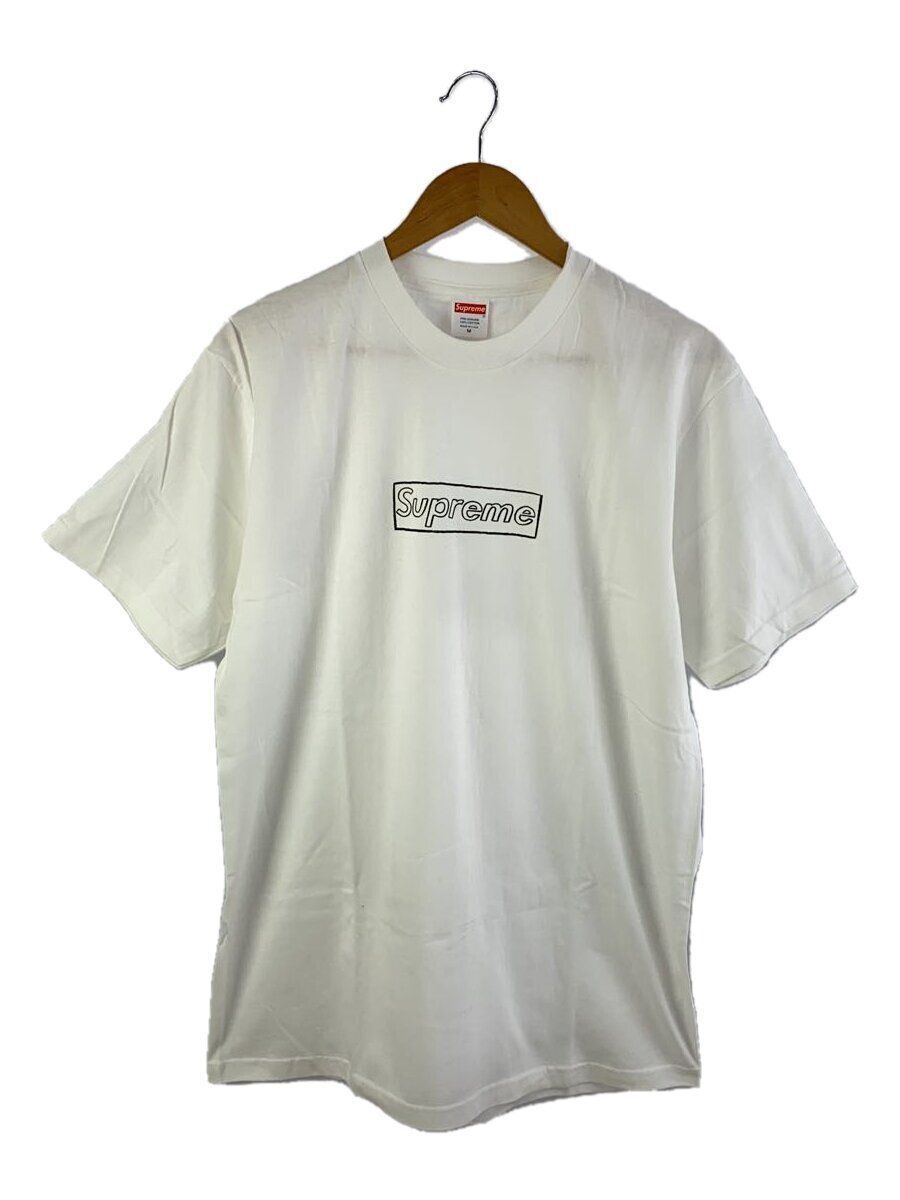 Supreme Tee 21SS x Kaws Choke Box Logo M Cotton White Used Supreme Tee 21SS x Kaws Choke Box Logo M Cotton White Used