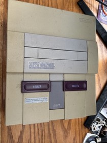 Super Nintendo SNES Console Only Home Console Good Shape Tested Working!