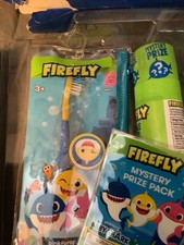 Firefly Baby shark Toothbrush Set New Box Damaged