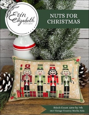 Erin Elizabeth Designs Cross Stitch Pattern ~ Nuts For Christmas