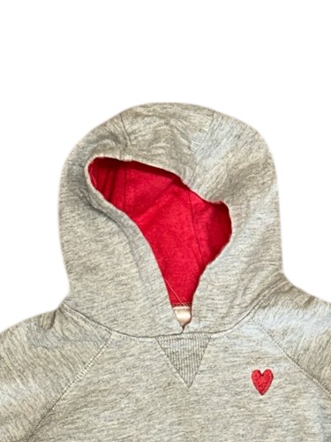 CG12# Peacocks Girl’s Grey Embroidered Logo Hooded Long Sleeve Jumper 2 Years - Picture 2 of 12