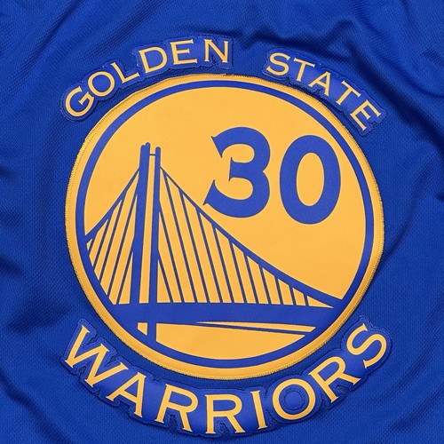 Camiseta Stephen Curry Golden State auténtica azul para hombre XL +2 pulgadas - Imagen 7 de 15