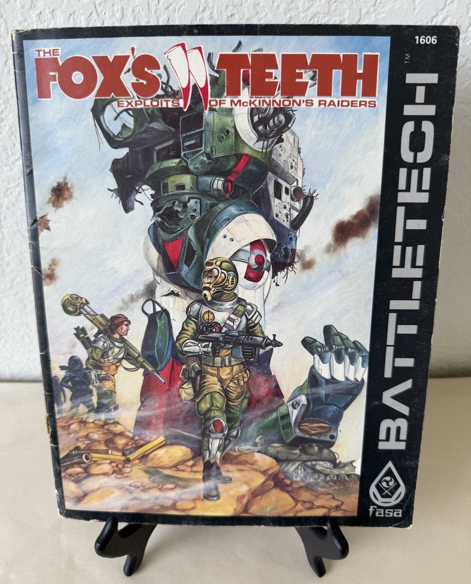 Battletech The Fox's Teeth Exploits of McKinnon's Raiders FASA RPG