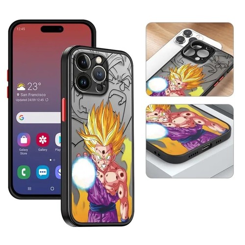 Anime Goku Soft Cover Phone Case for iPhone 16 15 14 13 12 11 Plus Mini Pro Max - Picture 7 of 21