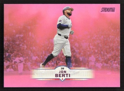 2025 Stadium Club Jon Berti Pink Foil #44 Card