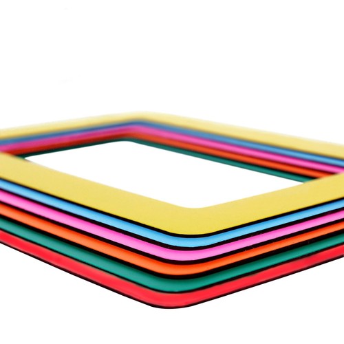 Gummi 12er Pack Bunte Magnetische Bilderrahmen für Kühlschrank 4x6 2x3 3x5... - Bild 6 von 9