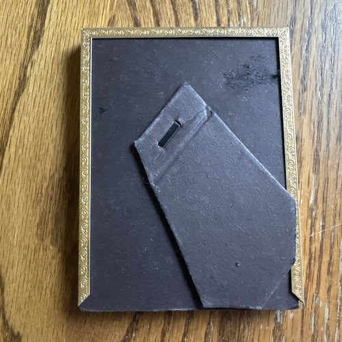Lot of 5 Vintage MCM Small Brass Metal Gold Tone Picture Frames - 第 5/21 張圖片