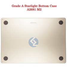 Grade A Starlight Lower Bottom Case Cover 613-22538-A Macbook Air 13" A2681 2022