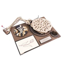 Robotime SD001 DaVinci Drawing Machines The Gambler Kit