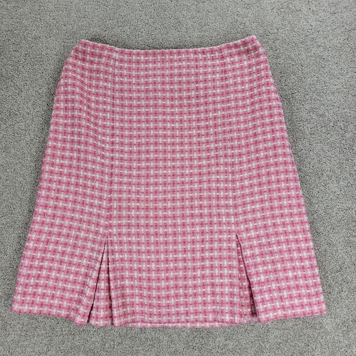 Vintage Requirements Tweed Rock Anzug Damen 12 rosa kariert Büro Karriere - Bild 15 von 18