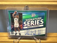2021 Donruss Optic Signature Series Admiral Schofield Auto OK Thunder SS-ASC