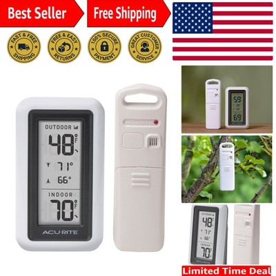 High Accuracy Wireless Indoor/Outdoor Digital Thermometer with LCD Display - ...