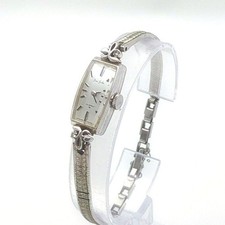 Seiko Women's Vintage Hand Winding Watch Bracelet Rhinestones Used