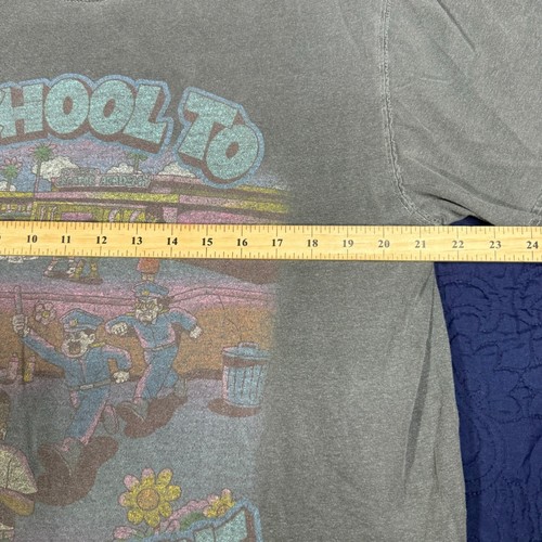 Comfort Colors T Shirt Dare - School to Prison Pipeline Mens L Faded Grunge - Picture 5 of 5