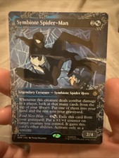Marvel's Spider-Man Symbiote Spider-Man Borderless Rare 217 Magic the Gathering