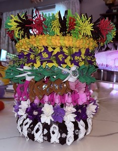 8 Handmade Hawaiian Haku Lei Po’o Crown Head Band’s Wedding Party Decoration