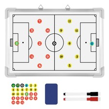 Soccer Dry Erase Coaches Clipboard, Large Soccer Lineup Coaching Strategy Tac...