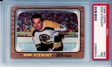 1966 Topps Ron Stewart #94 Boston Bruins PSA 7