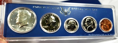 1967 Special Mint Set SMS Includes 40% Silver Kennedy Half and OGP - Picture 4 of 7