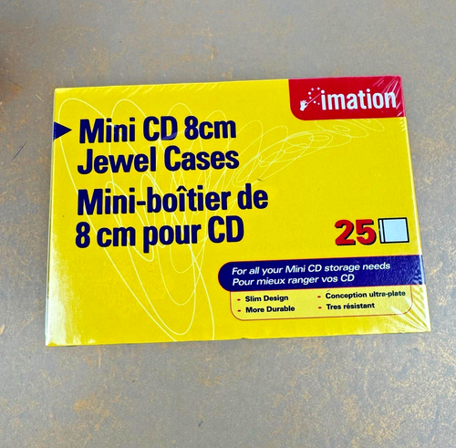 New Imation 50 Mini CDs & 49 Jewel 8cm Storage Cases Computer Discs CD-R - 第 2/10 張圖片
