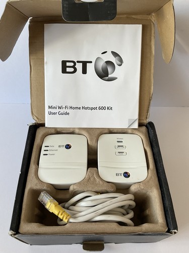 BT Wi-Fi Home Hotspot Plus 600 Kit White AV600 N150 Boxed Extender Home Hotspot - Afbeelding 2 van 13