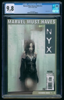 MARVEL MUST HAVES NYX #1-3 (2005) CGC 9.8 1st PRINT X-23 WOLVERINE
