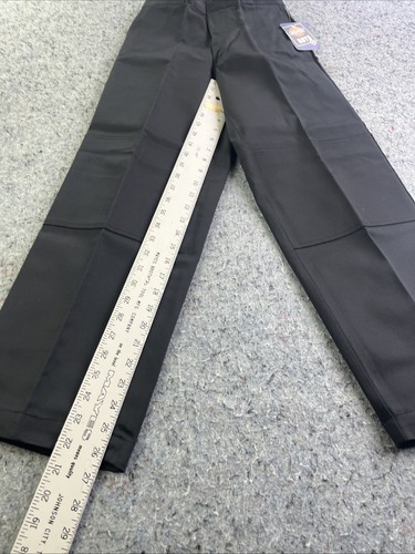 NWT Boy's Dickies Double Knee Black Work Pants 12R - Picture 3 of 9
