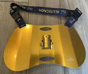 Alutecnos Fishing Fighting Belt Rod Harness w/ Swiveling Rod Holder Made Italy