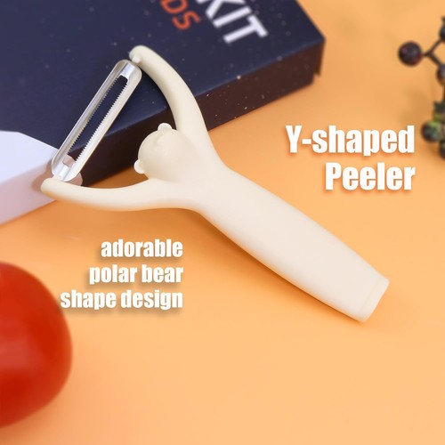 Habone Kitchen Knife Set for Kids with Chef Knife Finger Guard Cover Peeler, ... - Picture 6 of 8