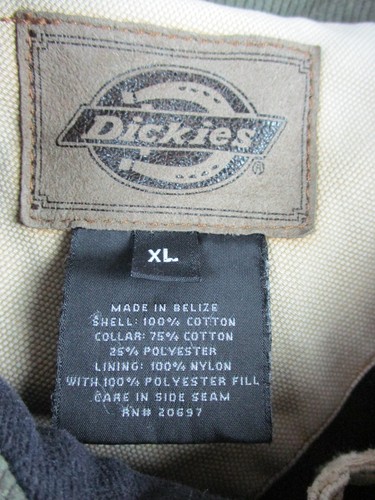 Dickies Chore Jacket Mens XL Barn Duck Canvas Firestone Quilted Lined Distressed - Picture 22 of 22