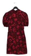 NA-KD A-Line Midi Dress in Red