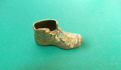 Aschenbecher Aschenbecher Stiefel Schuh Breweriana Vintage Messing Ref 691 (VERSANDKOSTENFREI UK)
