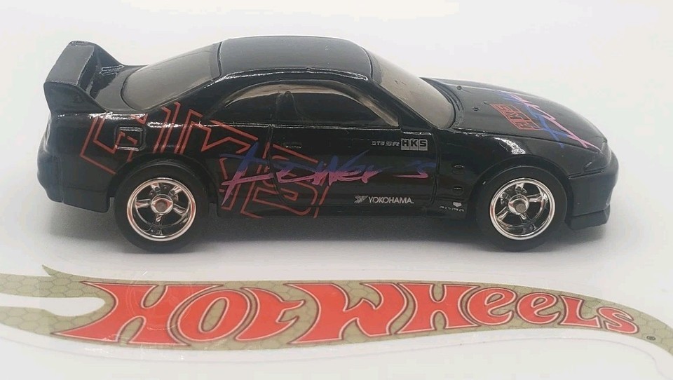 Hot Wheels WHEEL SWAP Nissan Skyline GT-R R33 11mm Chrome 5 Spokes New ...