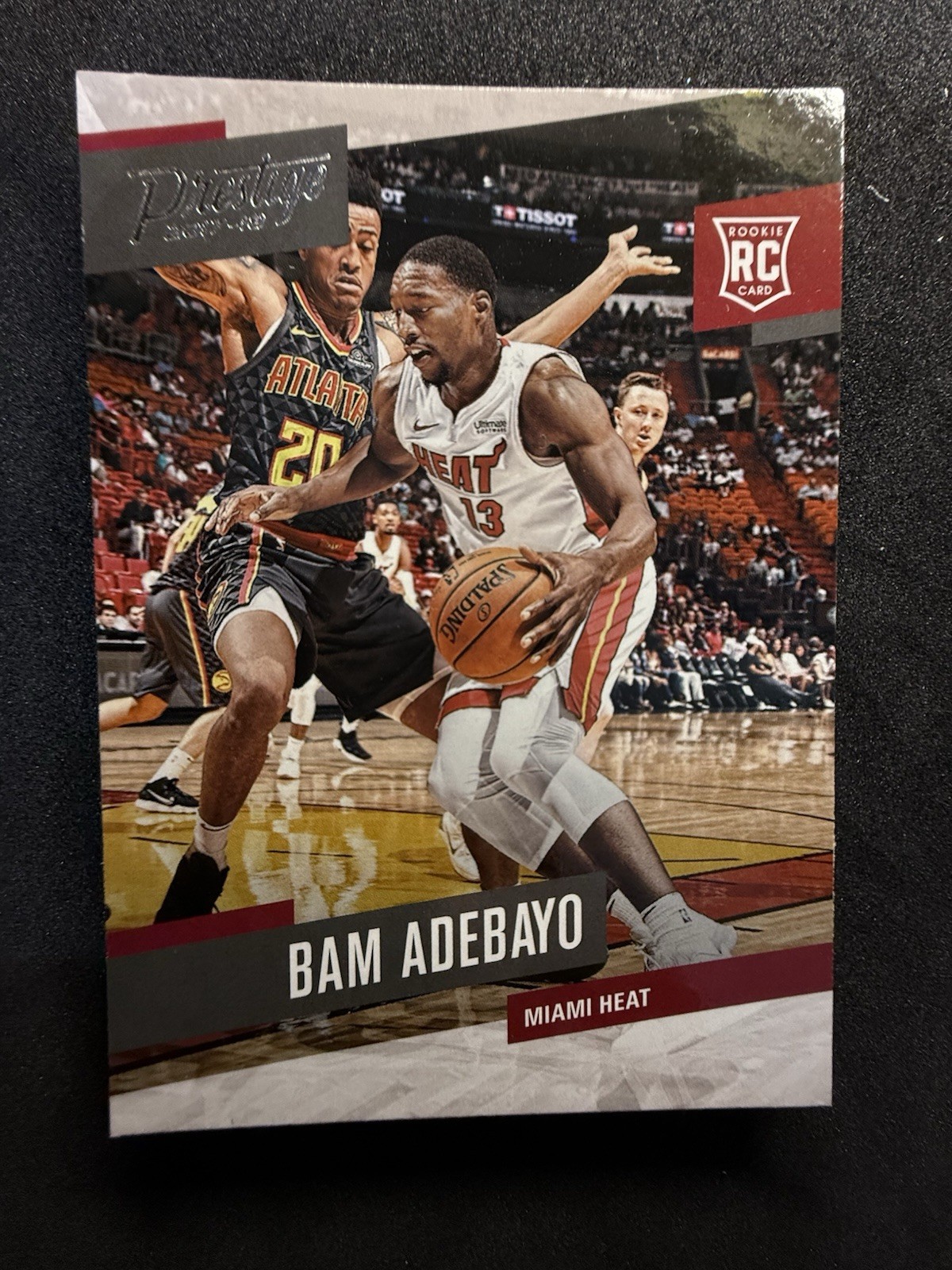 2017-18 PANINI PRESTIGE BAM ADEBAYO RC ROOKIE NBA BASKETBALL CARD #164 HEAT