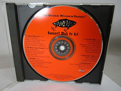 Shad-Rapp - Shoot! Der It Is! - CD - Wisconsin Hunting Rap Parody Midwestern - Picture 1 of 3