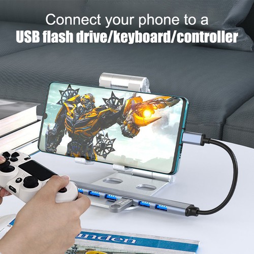 7Ports USB Type-C Splitter Multi Splitter For Computer Multiport USB A HUB P _pu - Zdjęcie 2 z 17