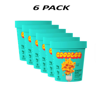 (6 pack) Goodles Mac & Cheese Cheddy Mac Microwaveable Cup 2.2oz.