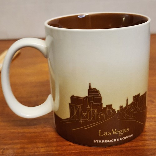 Starbucks Coffee Mug Tea Cup Las Vegas 2009 Collector Series 16oz Exc Condition - Imagen 3 de 8