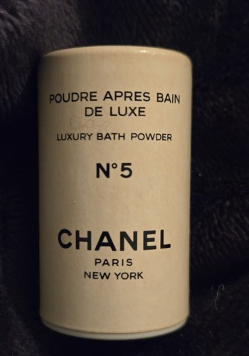 Vintage Chanel No. 5 Poudre Apres Bain de Luxe Probe Shaker 0,33 Oz. Badepulver