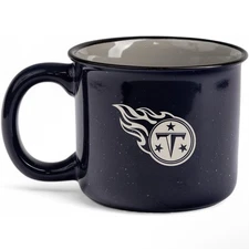 The Memory Company Officially Licensed 15oz Camping Mug w/ Logo Tennessee Titans