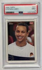 2009-10 Topps - Stephen Curry #321 (RC) PSA 9 