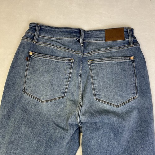 Judy Blue Jeans Womens 14W Blue Straight Fit Denim Stretch JB82562MD-PL - Picture 6 of 10