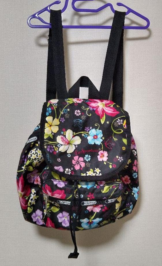LeSportsac Tropical Floral Pattern (Please check the 7th photo.) Backpack